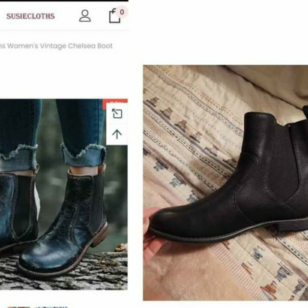 Black ankle boots